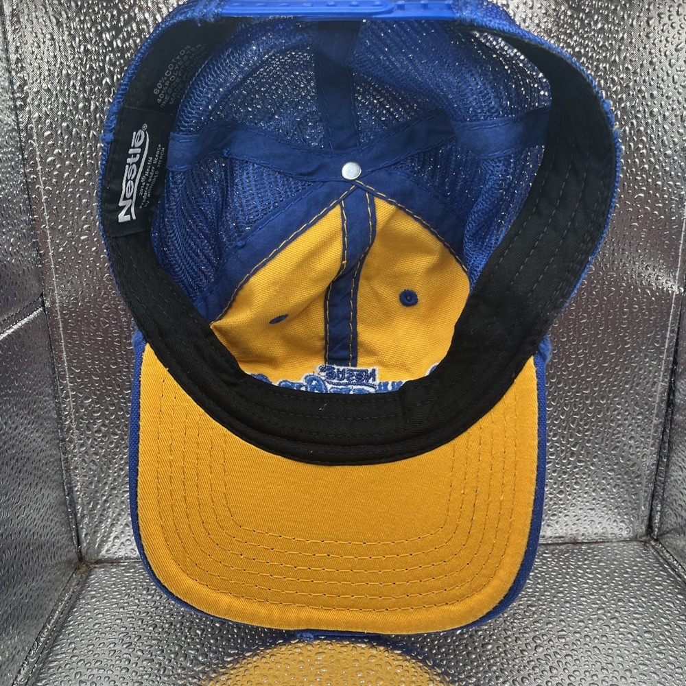 Butterfinger Hat Cap Snap‎ Back Nestle Blue Yellow Mesh Trucker SnapBack - Picture 5 of 7